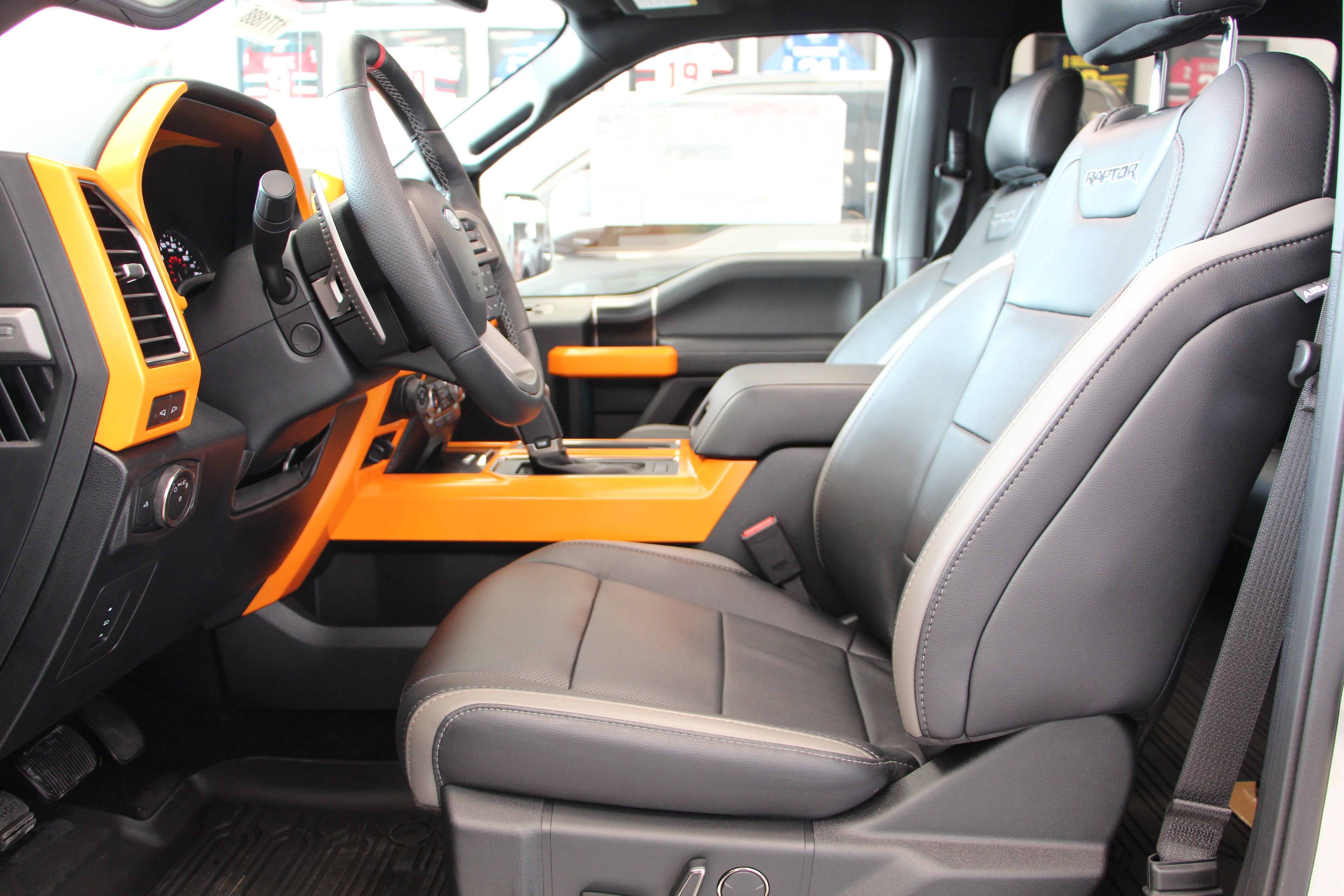 Gray Interior with Orange Accents at All American Ford of Hackensack in Hackensack NJ