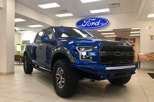 Custom Lifted Blue F-150 at All American Ford of Hackensack in Hackensack NJ
