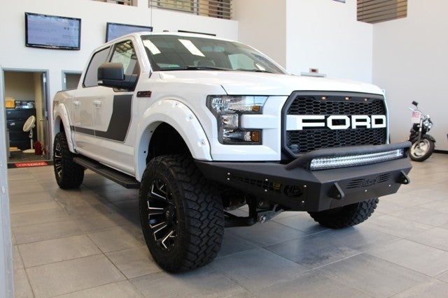 White Custom Lifted F-150 with White Grille at All American Ford of Hackensack in Hackensack NJ