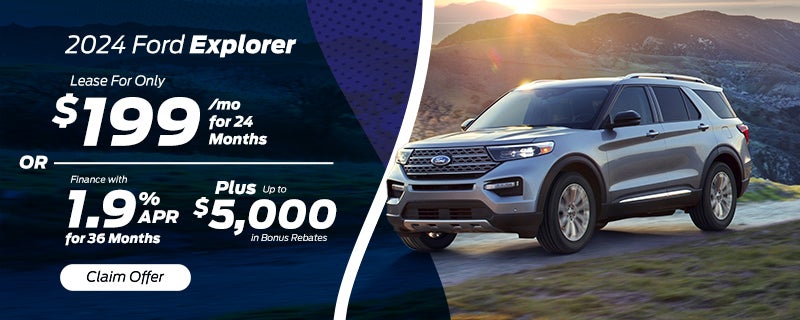 lease or finance a new ford explorer